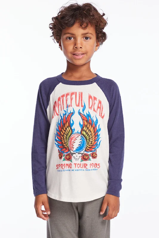 Women's Blouse with Square CollarGrateful Dead Spring Tour Boys Long Sleeve