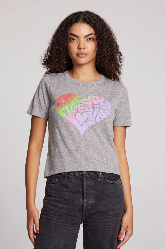 Women's Blouse with Narrow CollarThe Beatles All You Need Is Love Tee