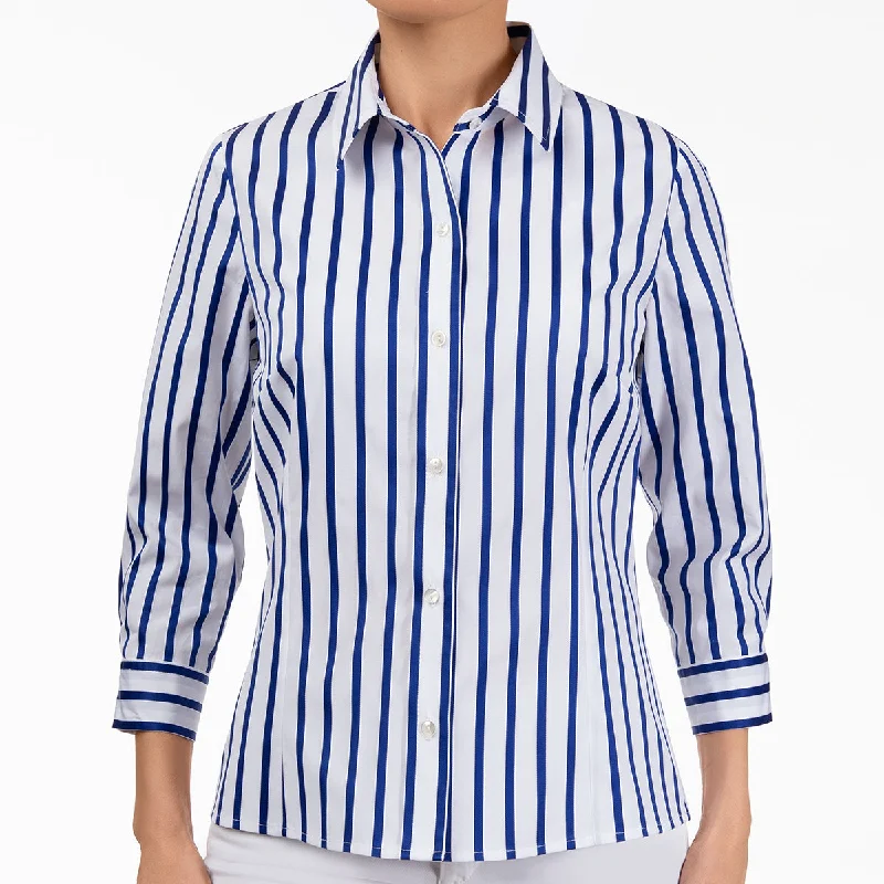 Blue & White Stripe