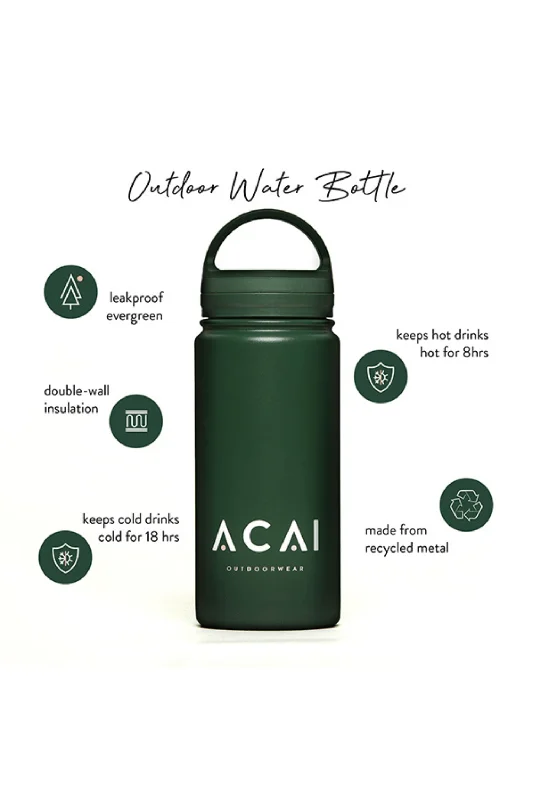 Women's Solid Color ShortsThe Insulated Water Bottle - Evergreen