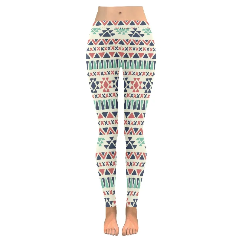 Graphic Ethnic pattern print Low Rise Ladies yoga running Leggings for women