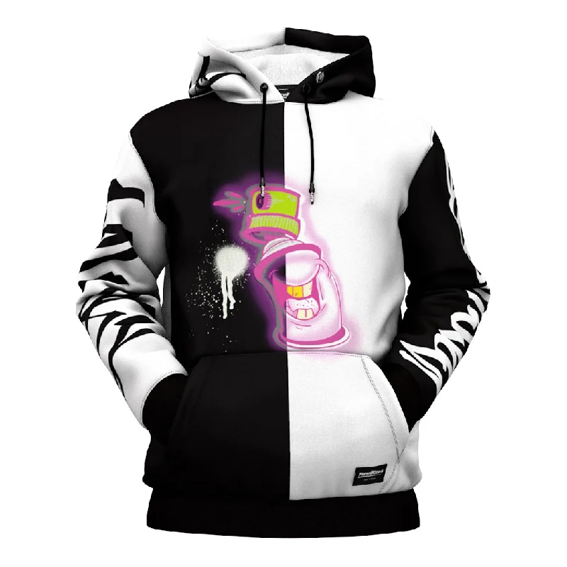 Women's Hooded Sweatshirts with Fleece LiningSpraying Hoodie