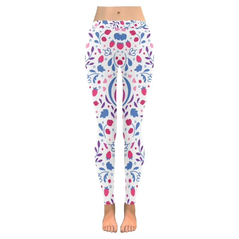 Zenzzle flowers and berries graphic ladies Yoga Legging for women