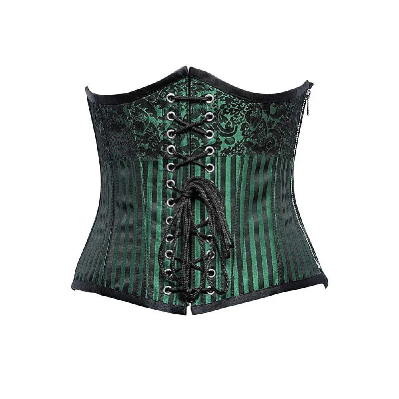 open-bust waist trainer with lace overlay for eleganceCharley Underbust Corset