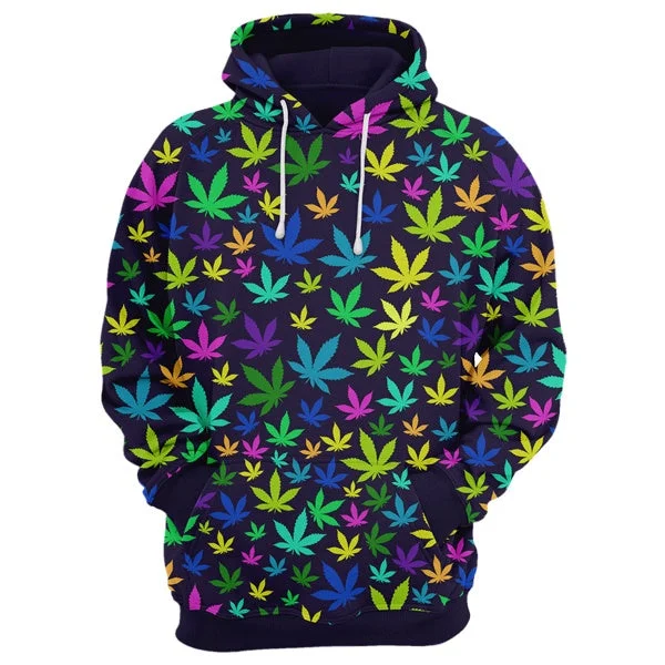 Women's Hooded Sweatshirts with Corduroy LiningColorful Dreams Hoodie