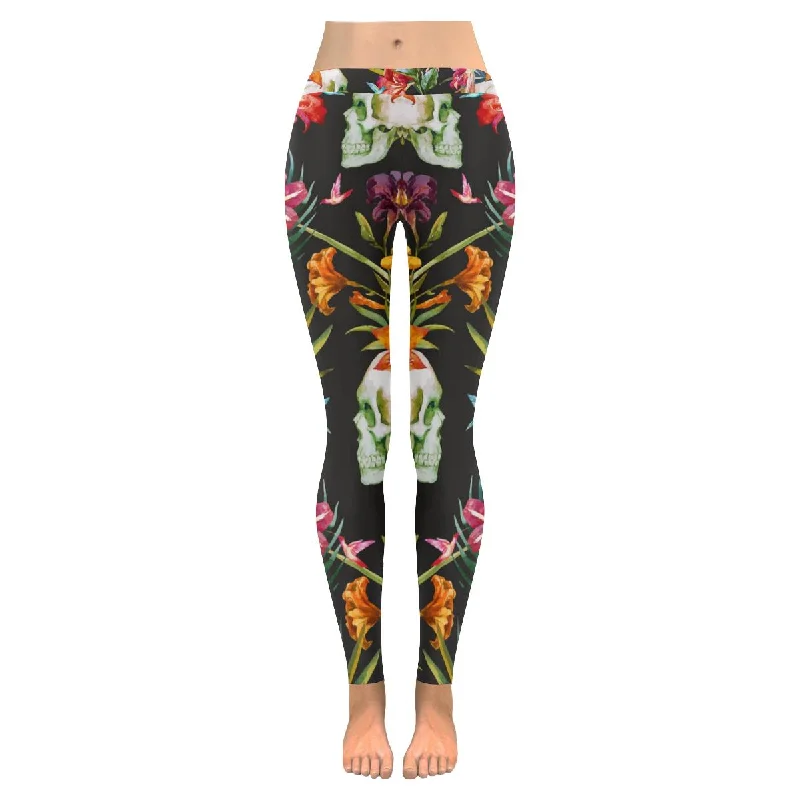 Zenzzle Skull pattern print Ladies yoga running Leggings