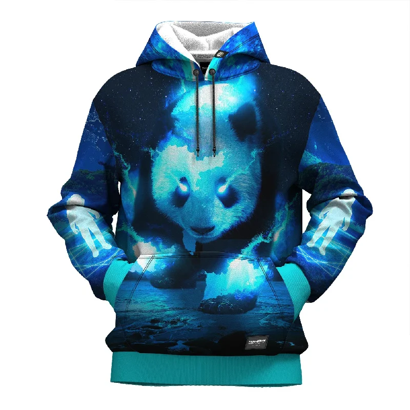 Women's Hooded Sweatshirts with DrawstringsCosmic Panda Hoodie