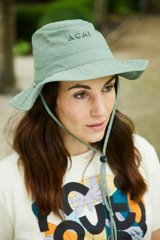 Women's Biker ShortsBotanic Hat - Deep Sage