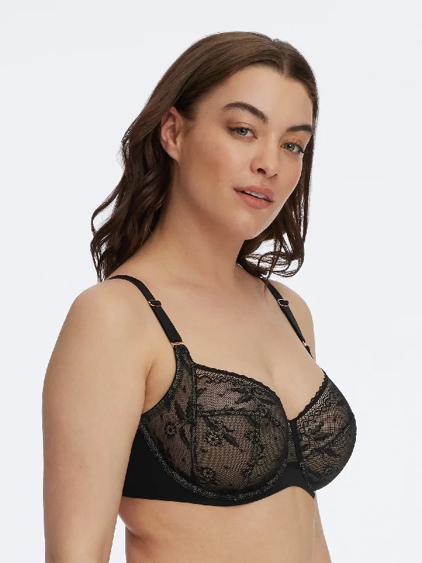 wireless bra for daily wearLacy Side Support Bra