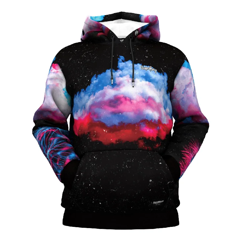 Women's Hooded Sweatshirts with DrawstringsFloating In Space Hoodie