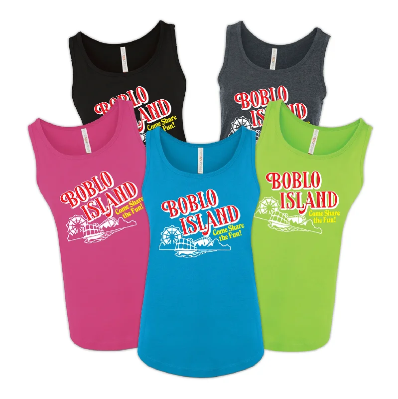 Women's Blouse with Shirt CollarBoblo Ladies' Tank Top