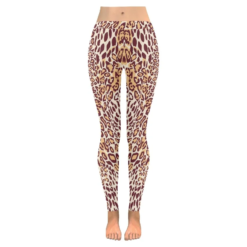 Zenzzle classic leopard texture pattern Women yoga running Leggings