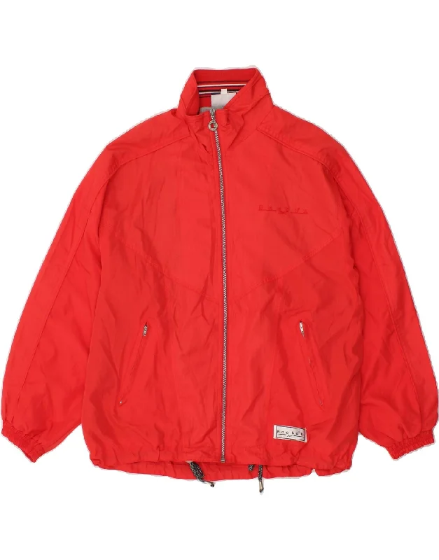 Women's Coats with ButtonsREEBOK Womens Rain Jacket EU 38 Medium Red