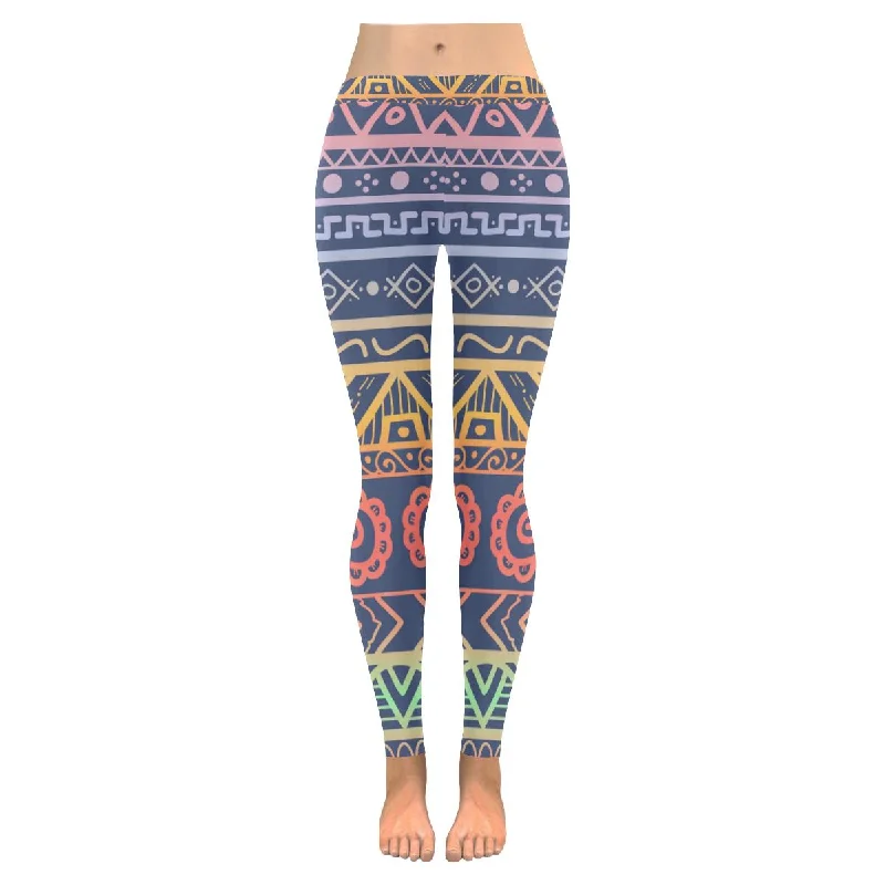 Zenzzle Tribal striped print graphic ladies Yoga Legging for women