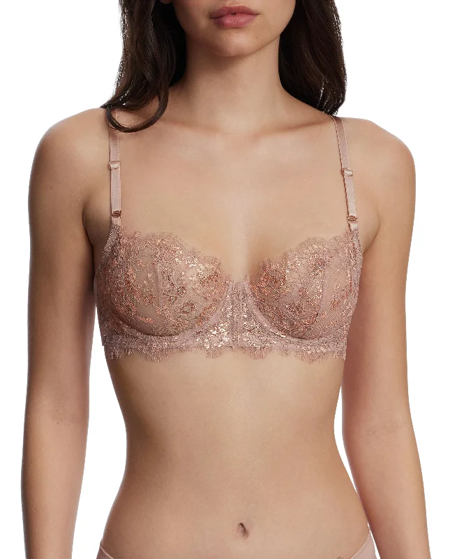 wire-free contour braEntice Unlined Balconette Underwire Bra