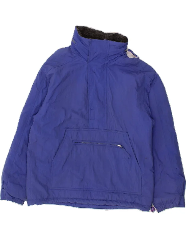 Women's Parka CoatsST. BERNARD Womens Oversized Anorak Jacket UK 10 Small Blue Nylon