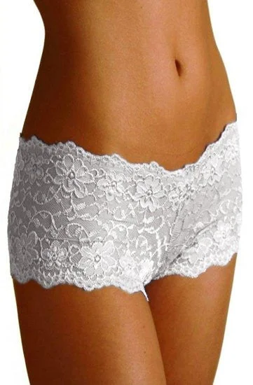 cotton-blend briefs with a built-in bra for added supportBiatta Women's Lace Cheeky Panty CB000708