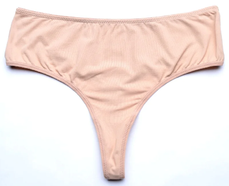 seamless underwear for women with a tummy control featureCalida Stretch Nylon Thong #25505