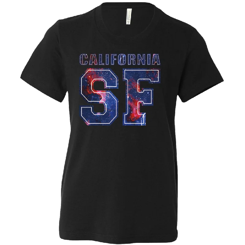 Women's Hooded Sweatshirts with Warm FabricCalifornia SF Nebula Asst Colors Youth T-Shirt/tee