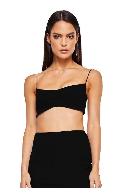 Women's Jumpsuits with Shawl CollarNookie Maia Crop - Black