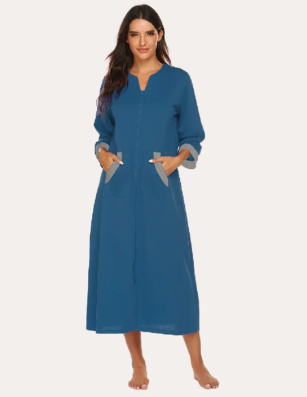 plus-size women's pajama pantsEkouaer 3/4 Sleeves Long Robe (US Only)