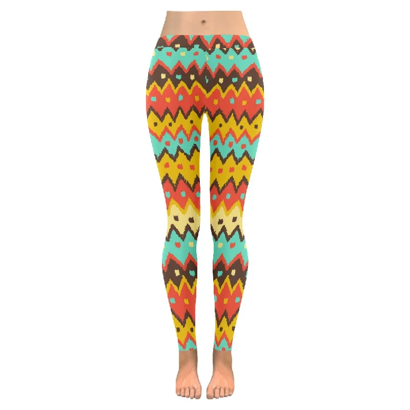 Zenzzle Abstract pattern print Low Rise Ladies yoga Leggings for women