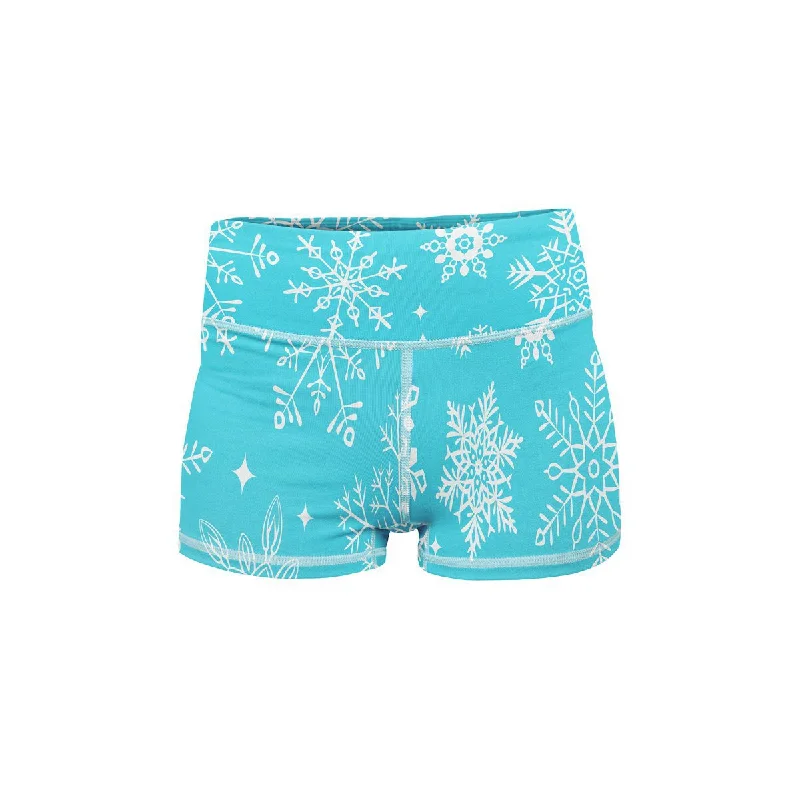 Women's Linen ShortsSnowflake Yoga Shorts