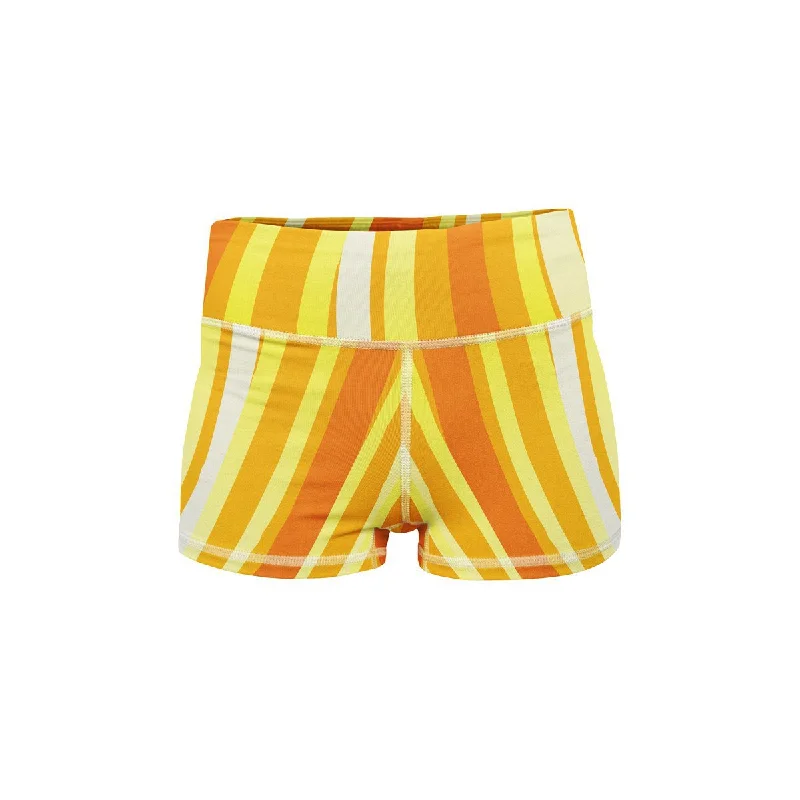 Women's Printed ShortsGroovy Sun Yoga Shorts