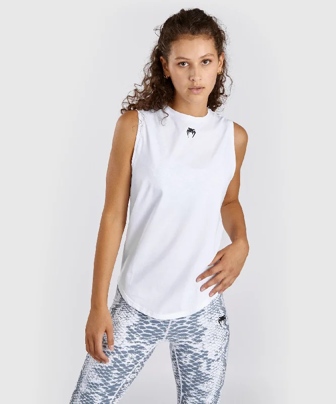 Women's Blouse with Boat CollarVenum White Snake Tank Top for Women - White