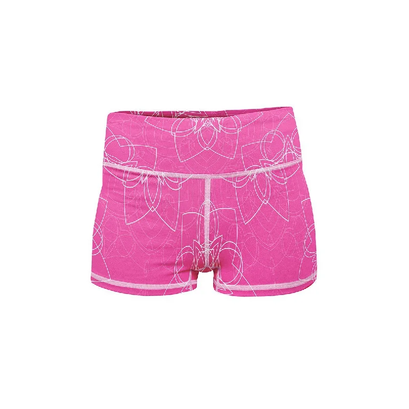 Women's Silk ShortsBlooming Star Yoga Shorts