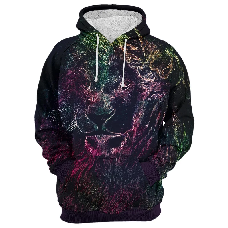 Women's Hooded Sweatshirts with Sherpa LiningMr. Lava Lion Hoodie