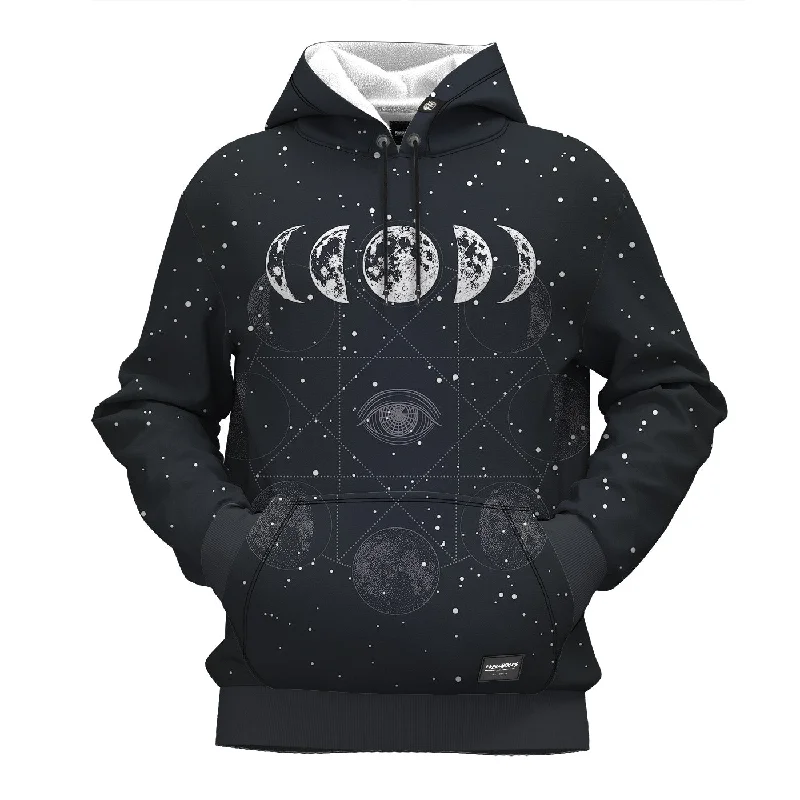 Women's Hooded Sweatshirts with Terry Cloth LiningBlind Moon Hoodie