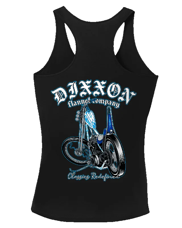 Women's Blouse with Keyhole CollarWomen's Classic Chopper Fitted Tank - Black