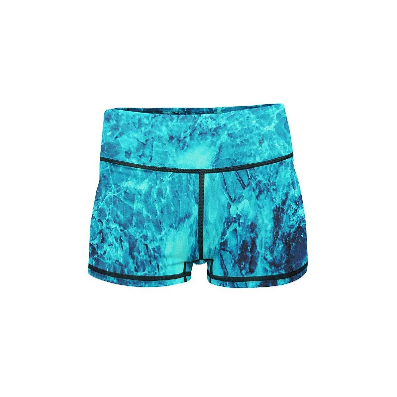 Women's Distressed Denim ShortsFrozen Yoga Shorts