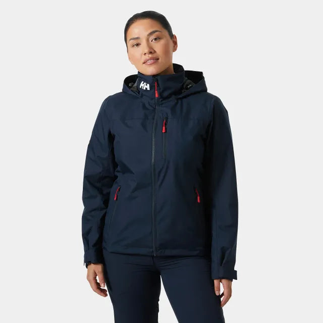 Women's Rain CoatsHelly Hansen Womens Crew Hooded Midlayer Jacket 2.0