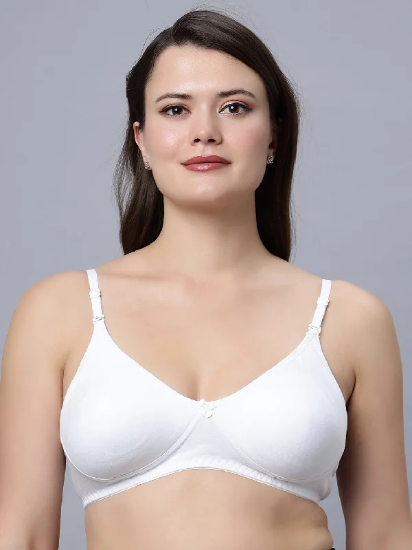 adhesive stick-on bra for special occasionsNon padded medium Coverage White Color Everyday Bra (Pack of 1)