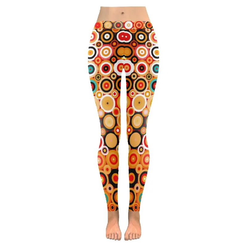 Zenzzle graphic Disco style pattern Low Rise Ladies yoga Legging for women