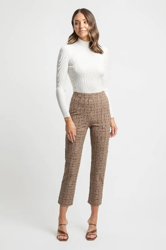 Women's Jodhpurs with Rounded CollarChelsea Check Pants