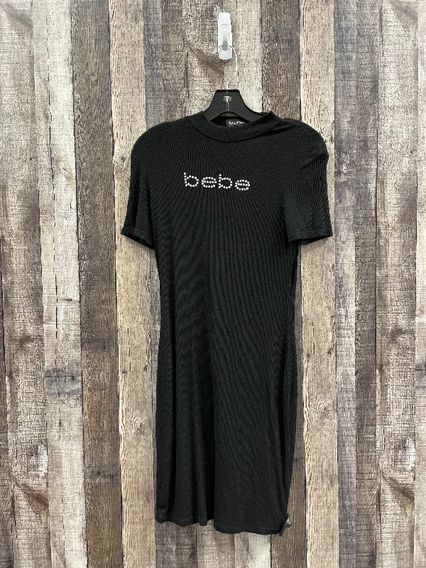 Women's Bodycon DressesBlack Dress Casual Short Bebe, Size S