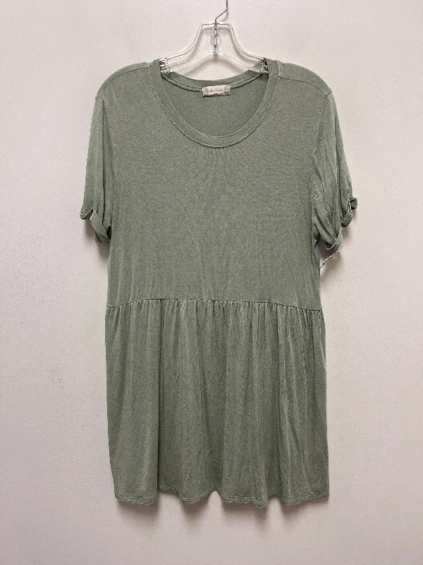 Women's Tiered DressesGreen Dress Casual Short Altard State, Size L