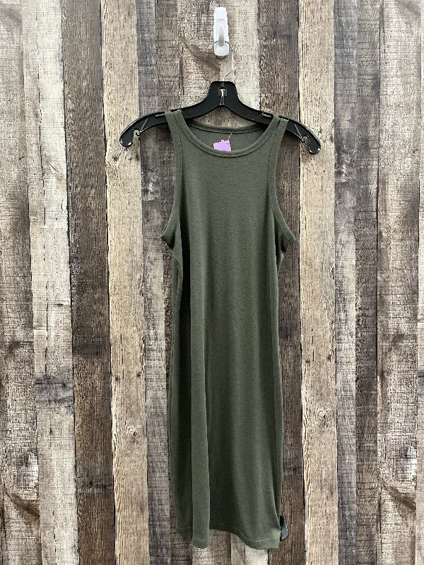 Women's Midi DressesGreen Dress Casual Short So, Size S