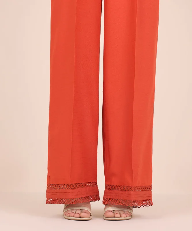 women's button-down pajama shirtsRaw Silk Culottes