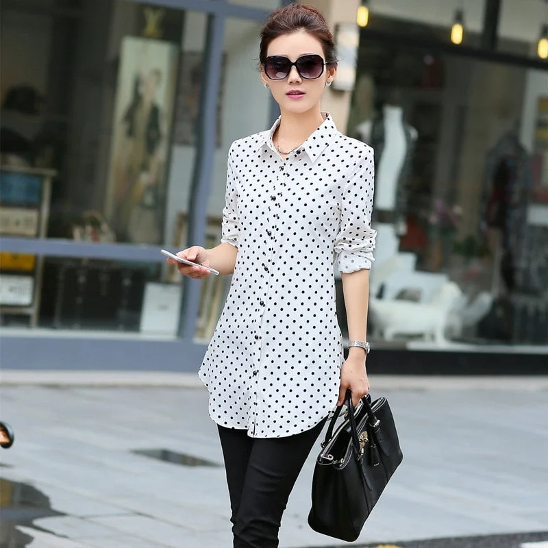 high-quality women's pajama setsNew Fashion Print Blouses For Women