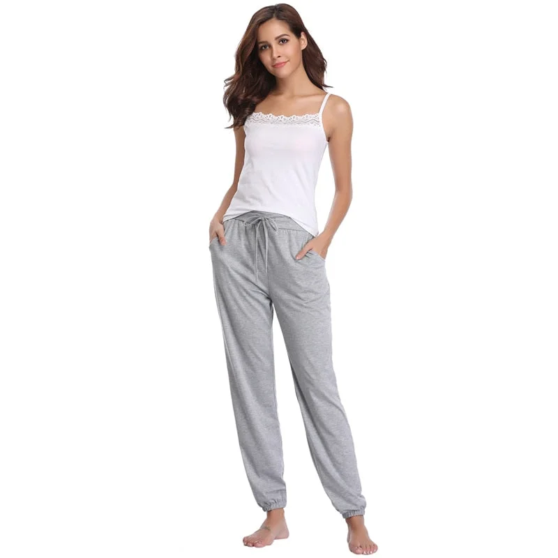 women's pajamas made in USANew Women Home Pajama Pants Cotton Bottoms