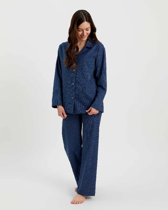 women's pajamas with a blend of comfort, style, and functionalityWomen's Brushed Cotton Pyjamas - St. Anton